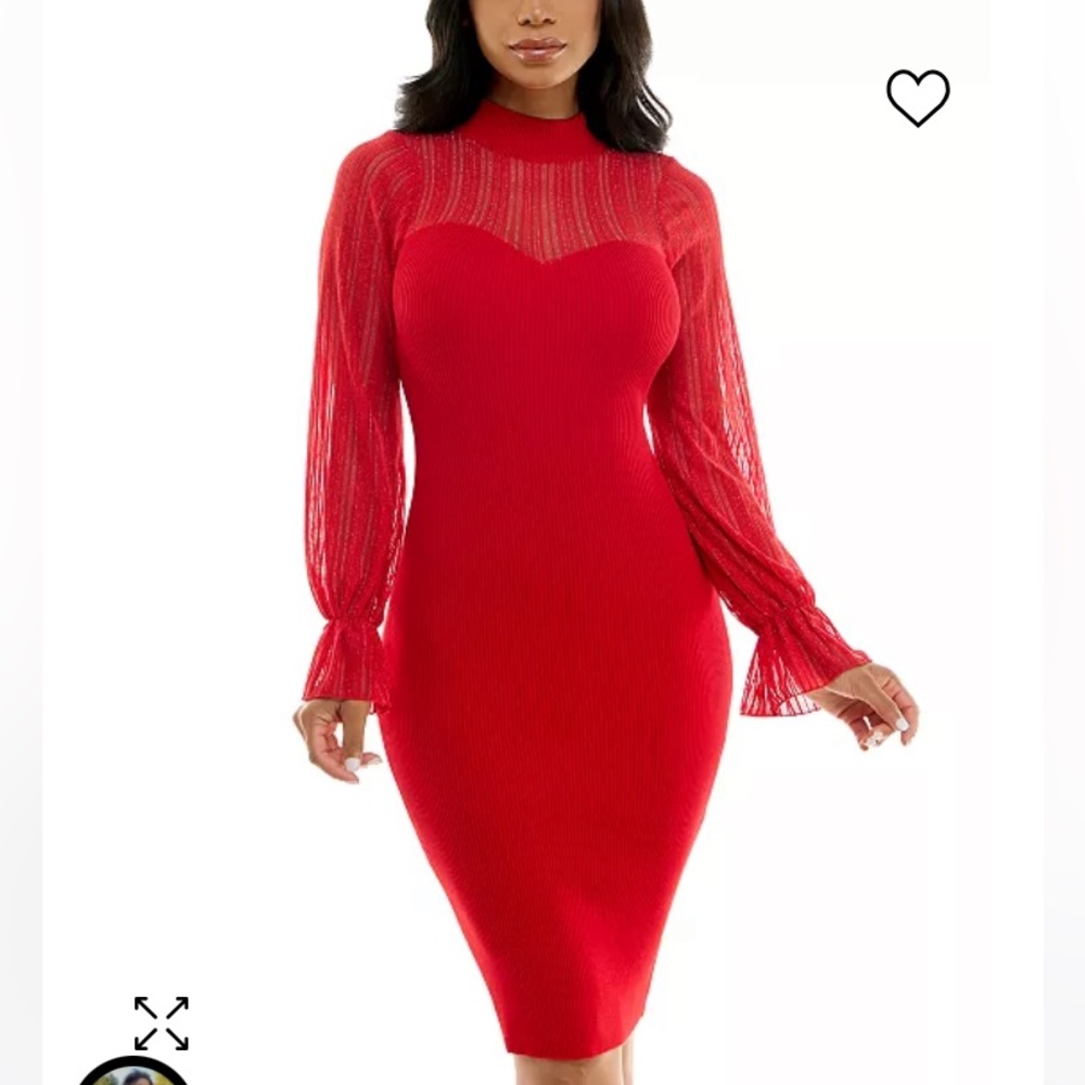 Almost Famous Red Midi Dress